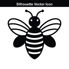Cartoon bee flying near a flower on a white background with cute and colorful details