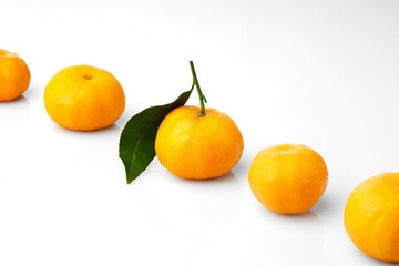 Close up Macro Shot of Citrus Fruit Display Highlighting Their Vibrant Texture and Natural Colors