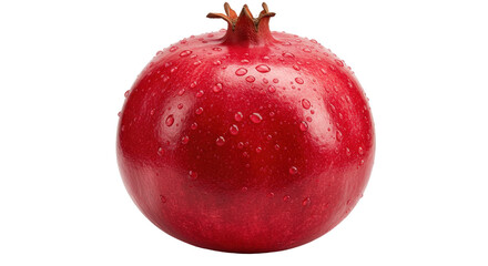 Isolated Fresh Pomegranate