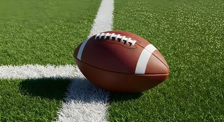 American Football on Field