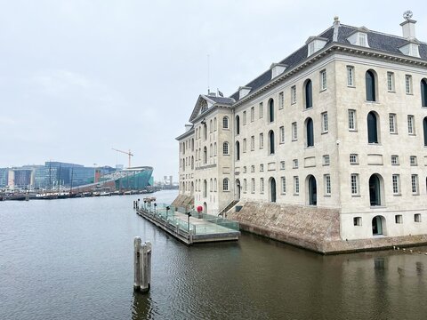 Amsterdam, the Netherlands. March 15, 2025. The Dutch Maritime Museum in Amsterdam.