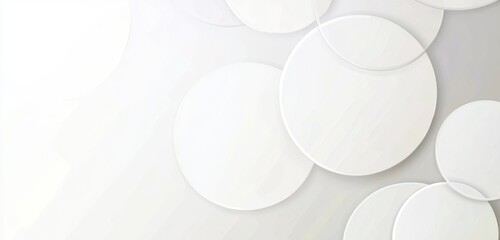 Abstract background design featuring white circles minimalist style graphic art clean environment modern viewpoint visual concept for design projects