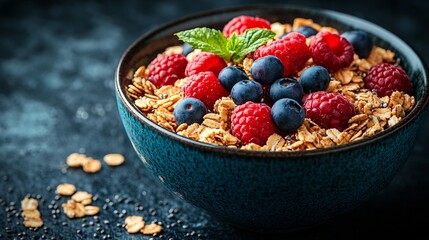 Berrylicious Oatmeal Breakfast Bowl Delight of excellence in splendor beyond compare with grace