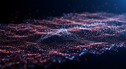 An immersive digital simulation of AI algorithms training on massive datasets in real time