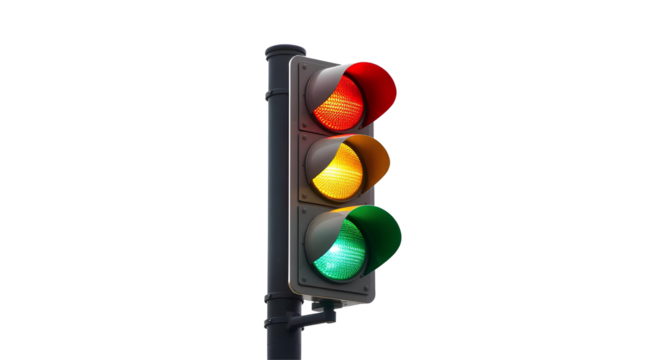 Photo of traffic light isolated on transparent background.png