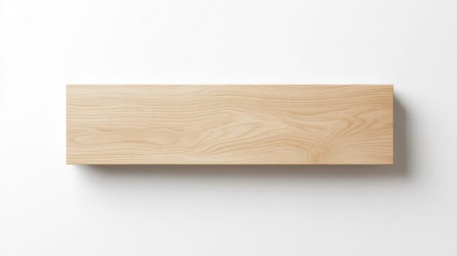 Empty rustic wooden signboard on white background with burnt wood texture.