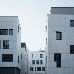 Obraz premium Urban Minimalism and Contemporary Architecture