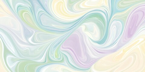 Abstract fluid art digital creation soft pastel colors minimalist aesthetic artistic environment modern design concept for home decor