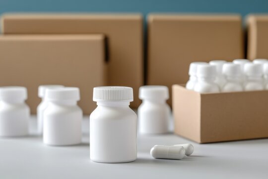 Dehydroepiandrosterone. CAS C19H28O2 Chemical Substance in Laboratory Packaging