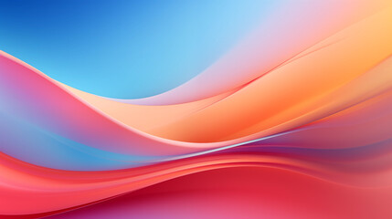 Fototapeta premium Abstract, colorful fabric wavy background.