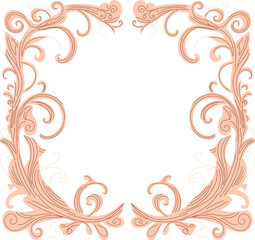 Elegant double-line frame with delicate vine-inspired corner flourishes. Perfect for invitations, wedding designs, stationery, and branding. Subtle, nature-inspired ornamentation adds charm and sophis