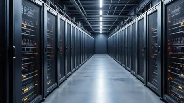 Aerial View of a Cryptocurrency Mining Facility