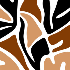 Seamless abstract decorative pattern. Vector Illustration.