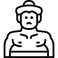 sumo line icon