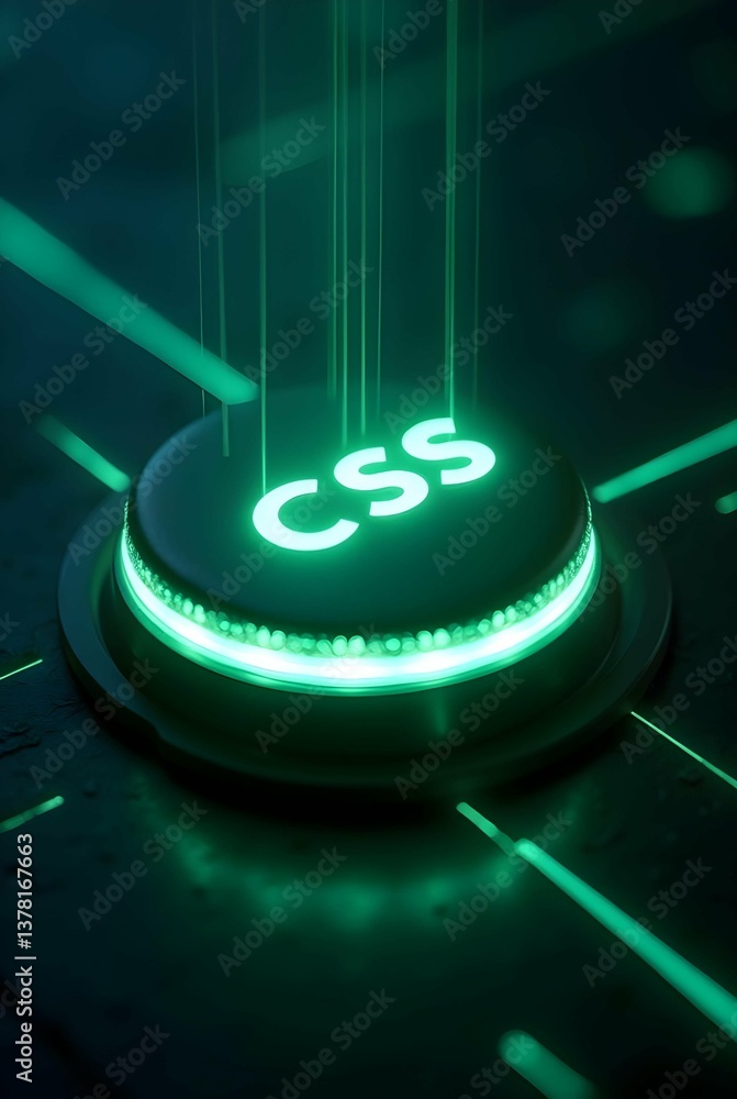 Leinwandbilder A 3D rendering of a 