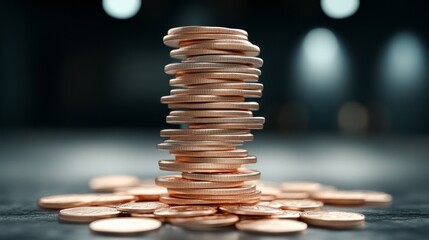 Reducing carbon saving the world net zero coin recycling initiative urban environment close-up concept