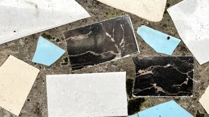 abstract ceramic floor texture