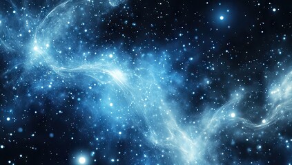 Obraz premium Cosmic nebulae, swirling in deep space