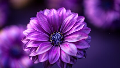 Obraz premium close up of a purple flower