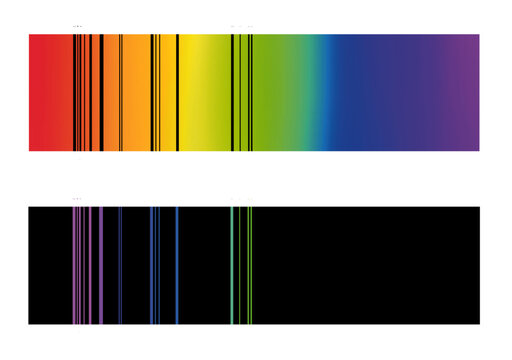 oxygen absorption and emission spectra