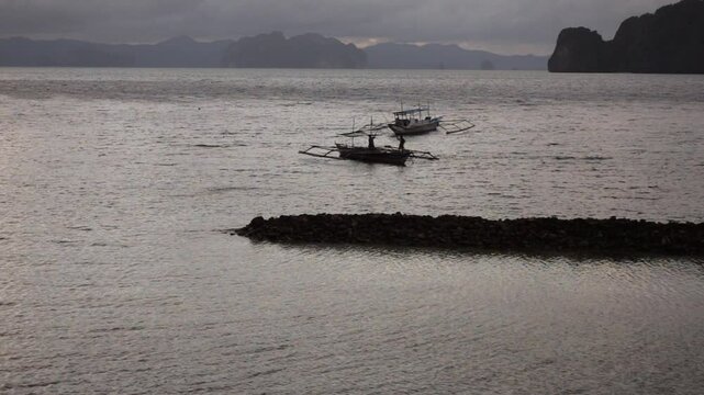 Tropical paradise with crystal waters El Nido Island