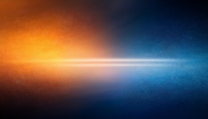 abstract blur soft focus blinking light orange blue copy space grain gradient background light and shadow smoke refraction