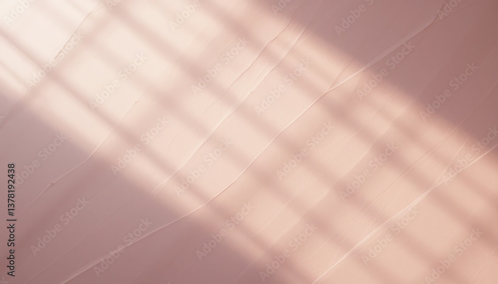 Poster soft shadows creating an abstract pattern on a pale surface indoor setting natural light minimalist 