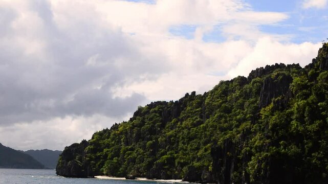 Tropical paradise with crystal waters El Nido Island