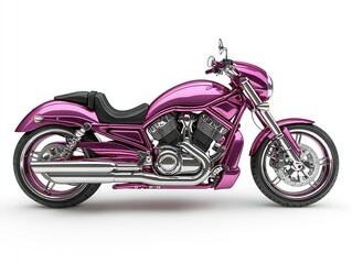 Shiny Pink Motorcycle with Sleek Design and Powerful Engine Features for Modern Riders and Enthusiasts