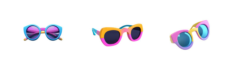 Colorful Fashion Sunglasses for Summer Style and Outdoor Adventures