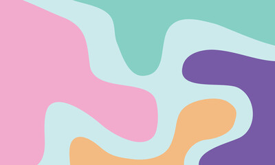 A vibrant liquid abstract colorful vector background with smooth flowing shapes and bright gradients, creating a dynamic and eye catching design for modern digital projects.