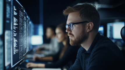 Digital Security Team Mitigating AI Data Breach Risks