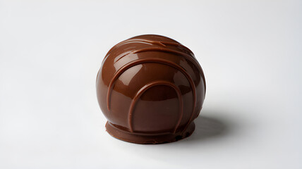 Fototapeta premium chocolate candies on white background