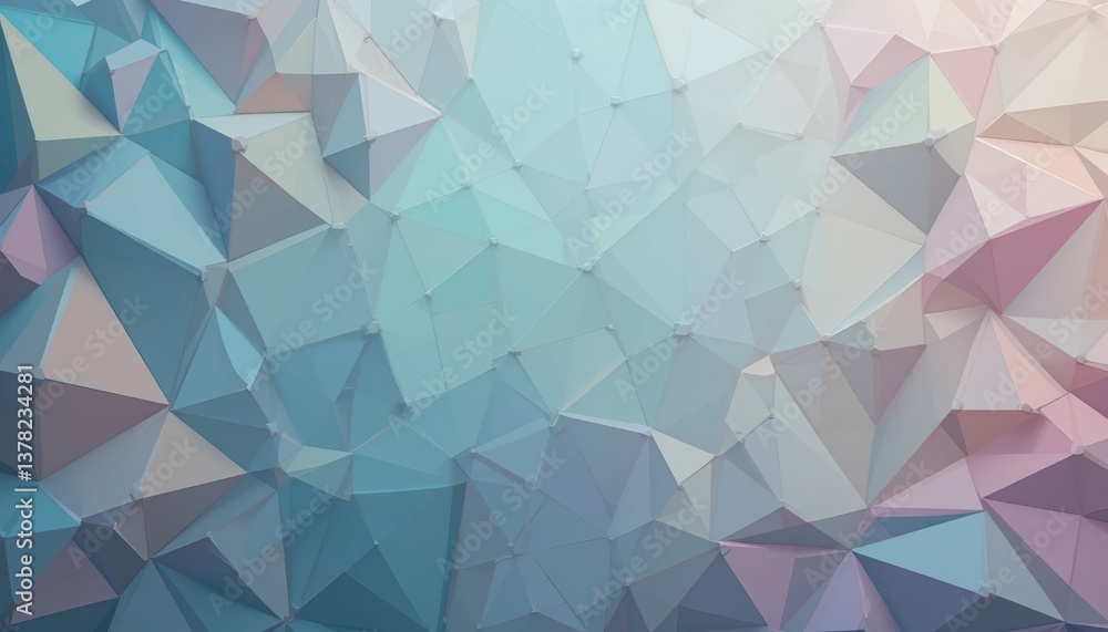 Poster dynamic geometric patterns abstract design digital art modern aesthetic studio setting visual concep