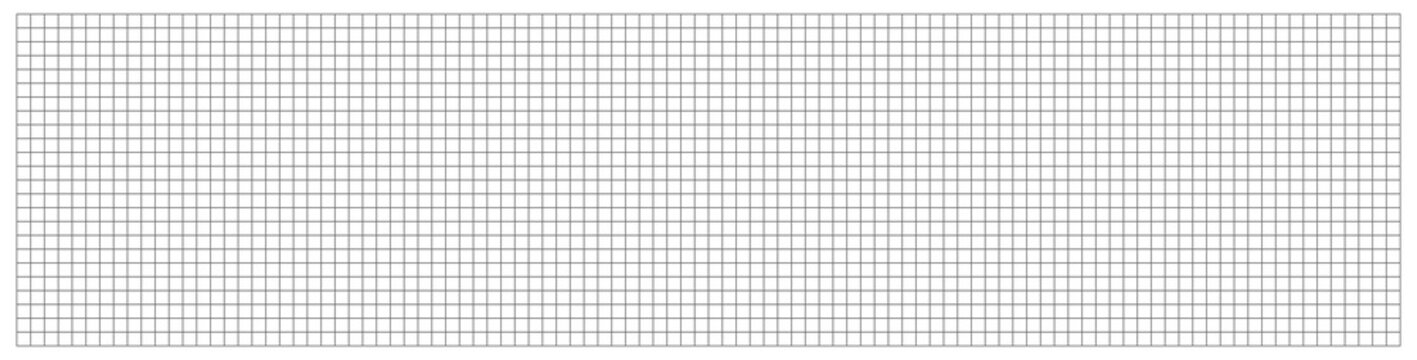 Seamless grid paper background. Monochrome squared notebook page template with thin light gray lines on a white background.