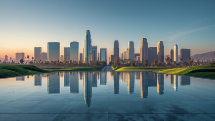 Obraz premium Los Angeles City United States 