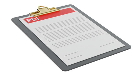 Isolated PDF Document on Clipboard for Information