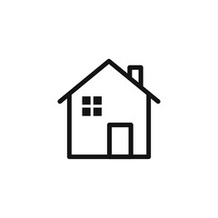 Home line icon for apps and websites