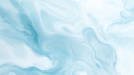 Obraz premium Fluid abstract art digital artwork light blue color palette modern aesthetic minimalist viewpoint artistic concept for home decor