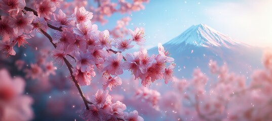 A tranquil spring lake reflecting vibrant green trees and blooming wildflowers