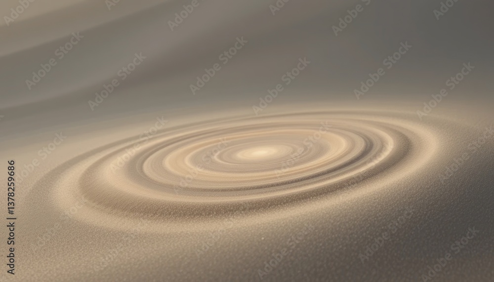 Poster Creating natural patterns in desert sands abstract art unique visuals tranquil environment aerial view surreal concept for artistic inspiration