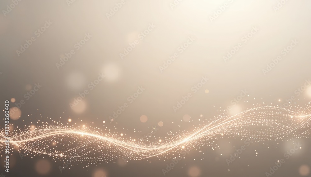 Poster elegant light patterns creating a magical atmosphere digital art abstract background soft glow moder