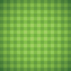 Realistic checkered football background covering grass - Vector illustration