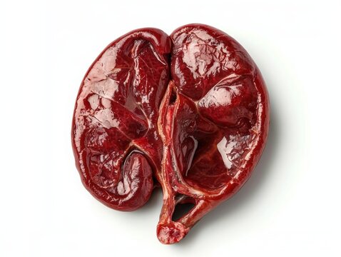 Raw chicken gizzard anatomy culinary exploration high-fidelity image kitchen setting close-up view muscular organ insights