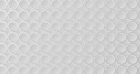 White Circles pattern abstract seamless background