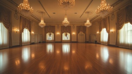 Obraz premium Grand Ballroom: Elegance and Grandeur