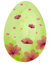 Easter egg, rabbit, bunny, chick blossom flower tree decoration elements, festive season