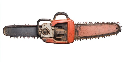 Old Chainsaw, Top View