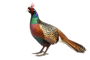 Fototapeta premium pheasant isolated on white background 