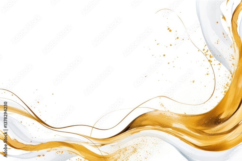 Poster ribbon border frame backgrounds pattern gold.